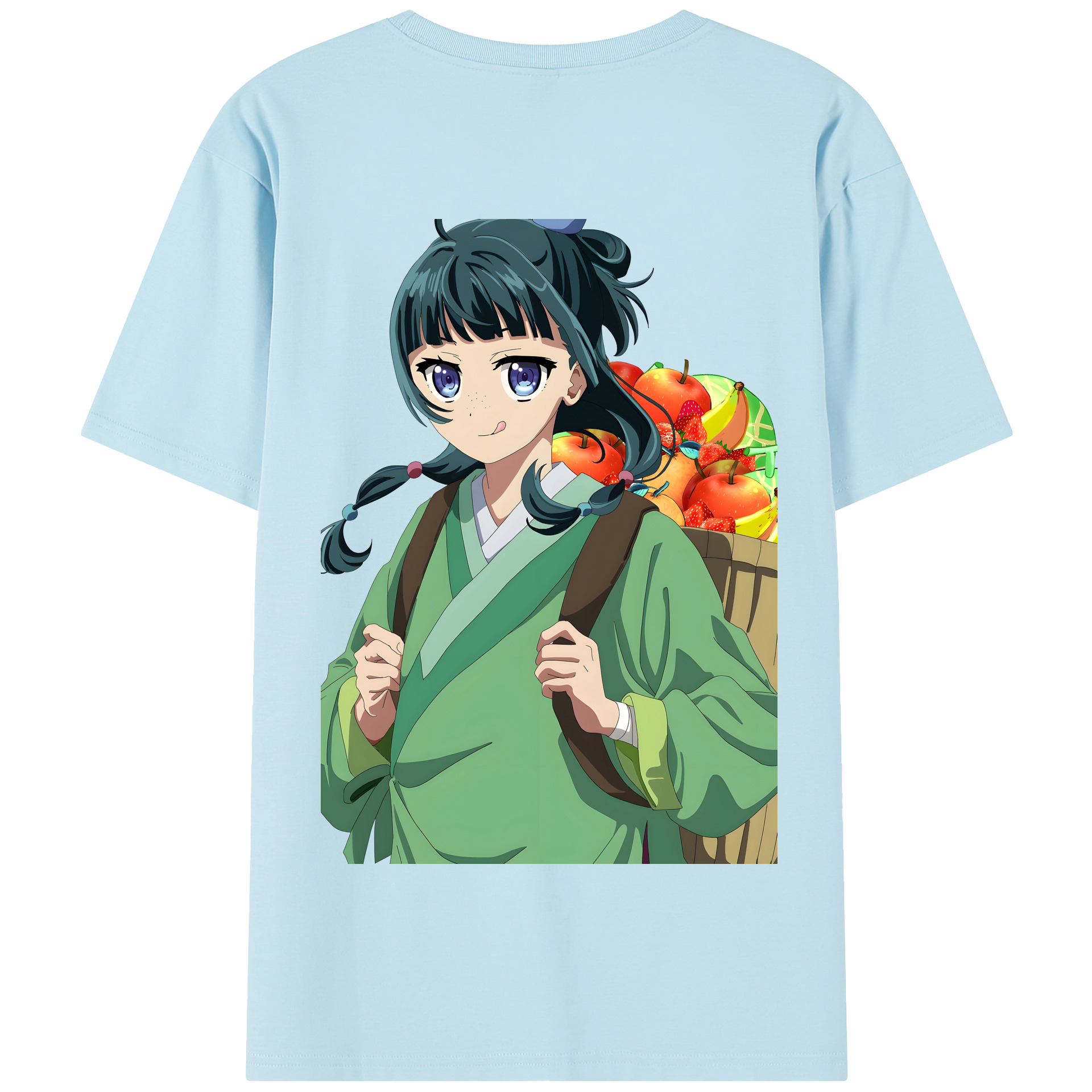 （画像用） 薬屋のひとりごと The Apothecary Diaries 綿100％半袖Tシャツ（背面プリント）